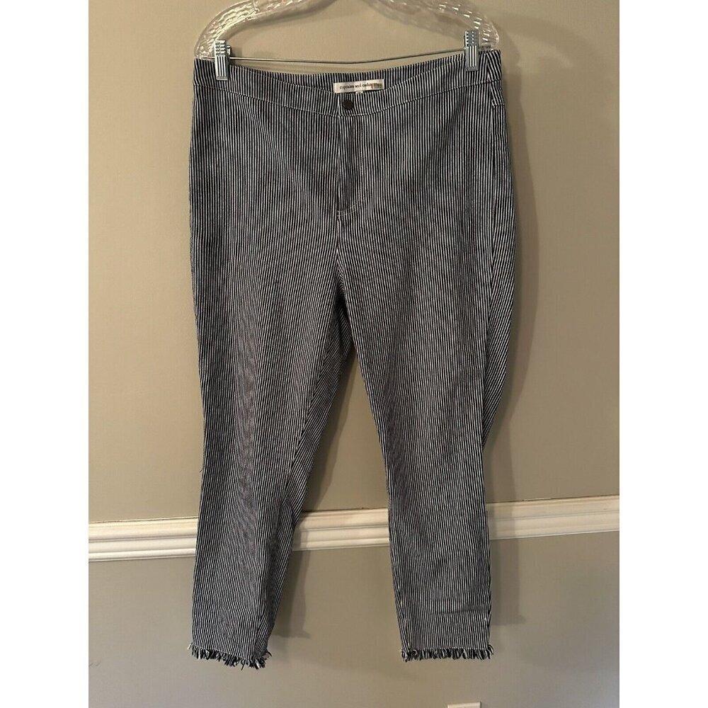Cupcakes And Cashmere Striped‎ Womens Straight Leg Pants Size 30